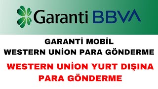 Garanti Western Union Para Gönderme  Western Union Yurt Dışına Para Gönderme [upl. by Bentley]