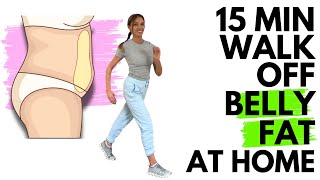 15 Minute Walking Exercises to Lose Belly Fat [upl. by Brenna]