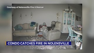 Condo catches fire in Nolensville TN [upl. by Alyahsat]