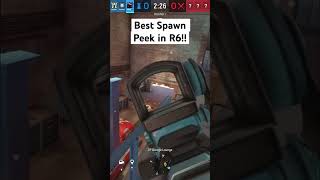 Best Spawn Peek in R6 rainbowsixsiege siege r6siege [upl. by Goldenberg]