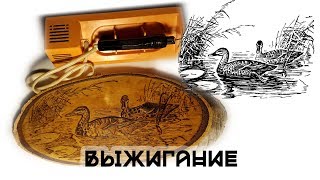 Выжигание Пирография Pyrography Burning wood [upl. by Yeorgi]