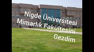 Değişik Mimarla Mimarlık fakültesi Ömer HALİSDEMİR Üniversitesi 1 [upl. by Nauqat]