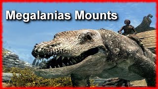 Skyrim Special Edition Mod  Megalanias Mounts and Followers SE [upl. by Atteloc240]