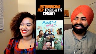 Honsla Rakh Official Trailer Reaction Diljit Dosanjh Sonam Bajwa  We Singhing [upl. by Aleen]