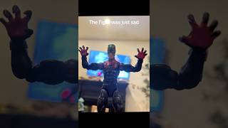 This is probably tysons last competitive game marvellegends spiderman boxing miketyson jakepaul [upl. by Eseryt]