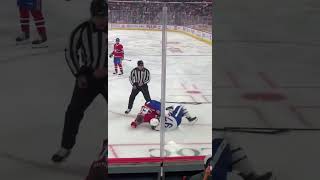 Chas Sharpe vs Florian Xhekaj  Heated Hockey Fight [upl. by Prevot517]