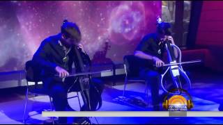 2CELLOS Thunderstruck Live on Today Show [upl. by Nesyla128]