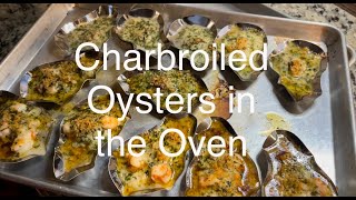 Charbroiled Oysters in the Oven oysters oven cooking horsdoeuvre appetizers [upl. by Corell]