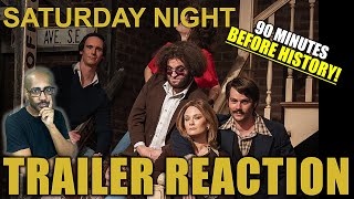 SATURDAY NIGHT TRAILER REACTION 90 Minutes Before History Jason Reitman  WIllem Dafoe  SNL  NBC [upl. by Akere]