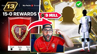 OMG WE PACKED 9 MIL COIN ICON BEST EVER RANK 1 REWARDS FC 25 ULTIMATE TEAM [upl. by Mahsih189]