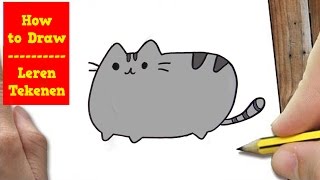 HOW TO DRAW PLUSHEEN KAWAII  HOE TEKEN JE PLUSHEEN KAT [upl. by Arie]