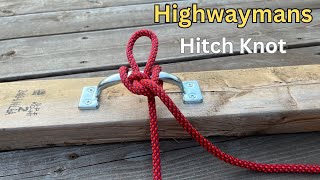 How to Tie the Highwayman’s Hitch  A StepbyStep Tutorial [upl. by Nnaesor101]