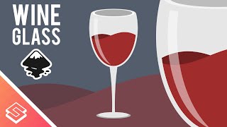 Inkscape Tutorial Vector Wine Glass [upl. by Lore130]