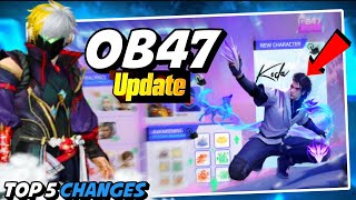 OB47 UPDATE വരുന്നു😉FREE FIRE NEW CHARACTER KODA ABILITY🔥CHARACTER SKILL REWORKED IN OB47 UPDATE [upl. by Jauch823]