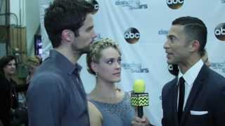 Dancing with the Stars  Brant Daughtery amp Peta Murgatroyd AfterBuzz TV Interview October 14th 2013 [upl. by Avad]