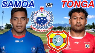 SAMOA vs TONGA Pacific Nations Cup 2022 Live Commentary [upl. by Sharl]