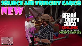 New Source Air Freight Cargo Rooster Hangar  San Andreas Mercenaries  GTA Online [upl. by Akfir]