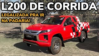 L200 TRITON SPORT R  CAMINHONETE DE RALLY LEGALIZADA PRA ANDAR NA RUA E CUSTA MENOS QUE UMA HILUX [upl. by Cynarra]