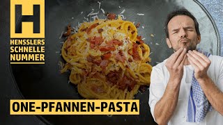 Schnelles OnePfannenPasta Rezept von Steffen Henssler [upl. by Nodaj]