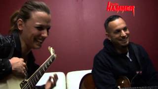 GitarrenWorkshop mit Alter Bridge und Halestorm [upl. by Aicirtel]