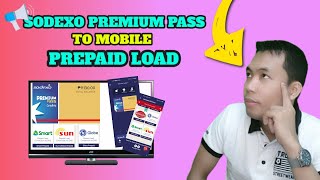 Sodexo Mobile Premium Pass To Mobile Prepaid Load Prepaid Load Conversion [upl. by Imoyaba]