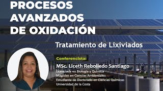 Curso Procesos Avanzados de Oxidación Tratamiento de Lixiviados [upl. by Cele]