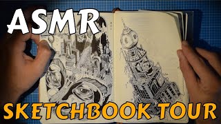 ASMR Sketchbook Tour ✒️📖 [upl. by Alemak]