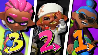 Splatoon 3 but if I Lose I Play The Previous Game [upl. by Buddy333]