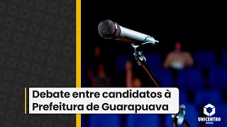 Debate entre candidatos à Prefeitura de Guarapuava [upl. by Nordine577]