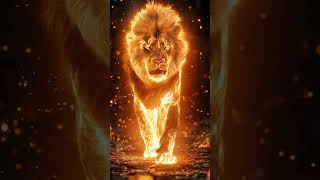 Live Wallpaper Fire Lion 3  ChatGPT Hailuo AI livewallpaper photo [upl. by Ocsirf]