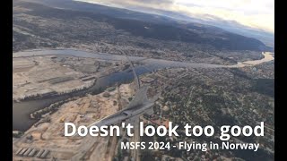 Msfs 2024 looks bad on Xbox Series X  Flying in Norway [upl. by Gordon35]