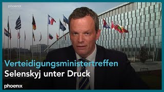 ZDFKorrespondent Florian Neuhann zum NATOVerteidigungsministertreffen [upl. by Marlo770]