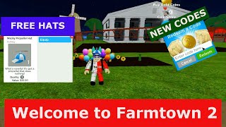 NEW CODES AUGUST 2020 Welcome to Farmtown 2 ROBLOX [upl. by Onairda]