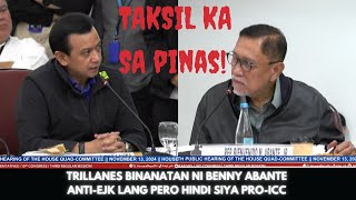 TRILLANES BINANATAN NI BENNY ABANTE ANTIEJK LANG PERO HINDI SIYA PROICC [upl. by Nhguahs]