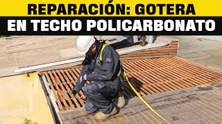 Cómo reparar una gotera en techo de policarbonato I Taller del especialista [upl. by Araek119]