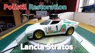 Lancia Stratos125 Polistil DieCast Restoration [upl. by Randy556]