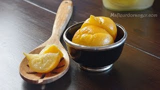 Comment faire des citrons confits au sel  Moroccan preseved lemon recipe [upl. by Lleneg]