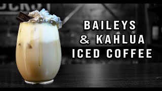 Drinks With Kahlua  Baileys and Kahlua Iced Coffee  Booze On The Rocks [upl. by Wain]