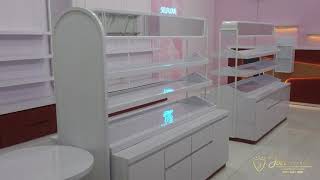 COSMETIC SHOP INTERIOR DESIGN  GIRLY CONCEPT [upl. by Carbrey]