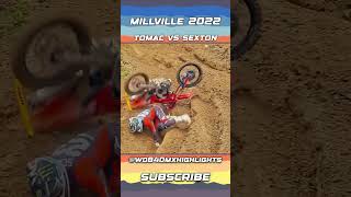 Tomac vs Sexton Spring Creek Motocross 2022 [upl. by Erlandson]