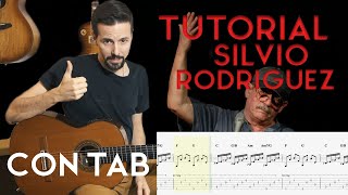 👒 Óleo de Mujer con Sombrero 👒 TUTORIAL cTAB👌 Nota x nota en Guitarra valbum Silvio Rodríguez [upl. by Robma]