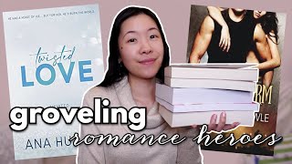 Groveling Heroes in Romance Books  More Groveling Romance Recommendations [upl. by Ricardama540]