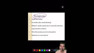 Atrophic rhinitis and vasomotor rhinitis [upl. by Ferrick]