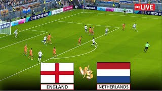 🔴LIVE  ENGLAND vs NETHERLANDS I SEMI FINAL I EURO CUP 2024 I LIVE STREAMING I eFOOTBALL PES 21 GAME [upl. by Glassman]