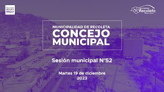 Concejo Municipal de Recoleta 19122023 [upl. by Ruhl]