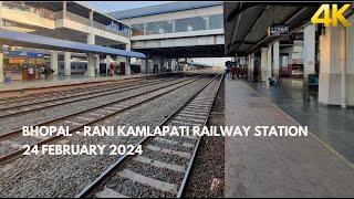 Bhopal  Rani Kamlapati Railway Station Walking Tour  24th February 2024  A Modern Marvel [upl. by Ber]