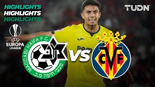 Maccabi Haifa vs Villarreal  HIGHLIGHTS  UEFA Europa League 202324  TUDN [upl. by Asilehc513]