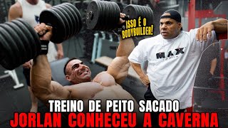 JORLAN VISITOU A CAVERNA  TREINO DE PEITO SACADO  RAFAEL BRANDÃO [upl. by Norihs498]