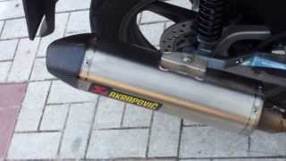 HONDA sh 125 i variador malossi y escape akrapovic [upl. by Lindner59]