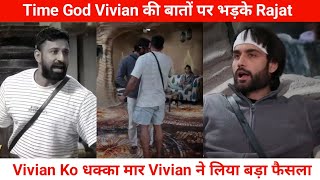 Bigg Boss 18 Time God Vivian Dsena Target rajat Dalal On Ration announced Physical Fight Eviction [upl. by Leesa]